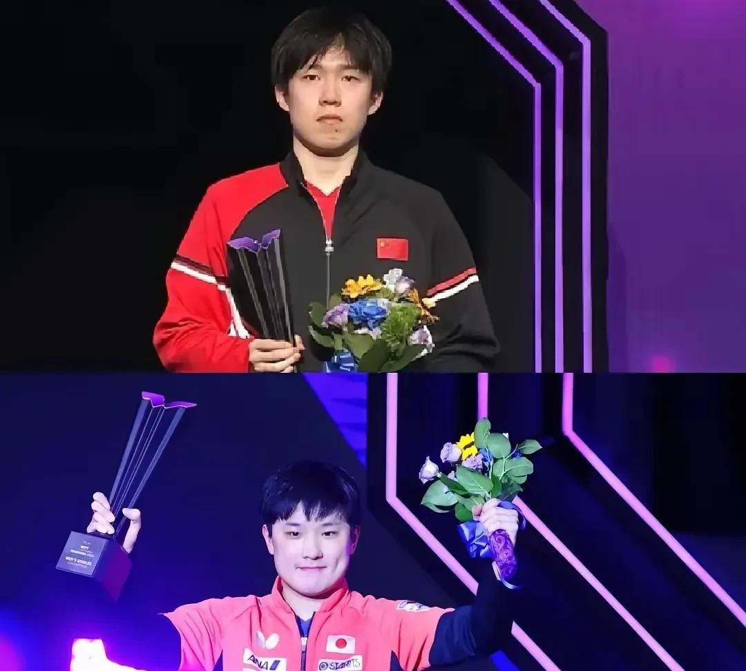 【本子首胜大头，激动不已！】
激动得手都在抖！
张本智和和大头交手了12次，
终