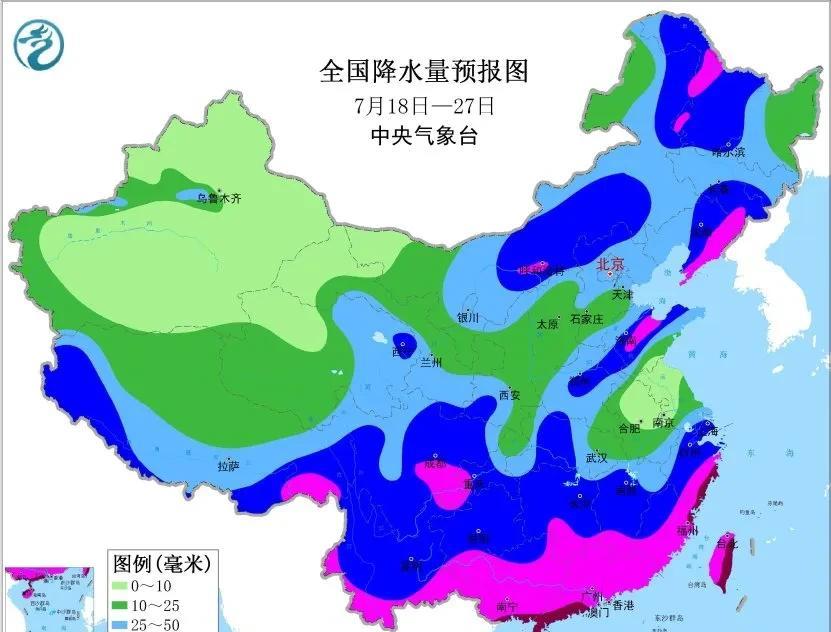 【中期天气预报】根据中央气象台的预报 预计未来10天：北方地区冷空气活跃，多高空