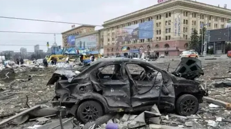 持续的俄乌冲突引发人道主义危机！
联合国数据显示，仅仅在哈尔科夫避难所，刚刚过去