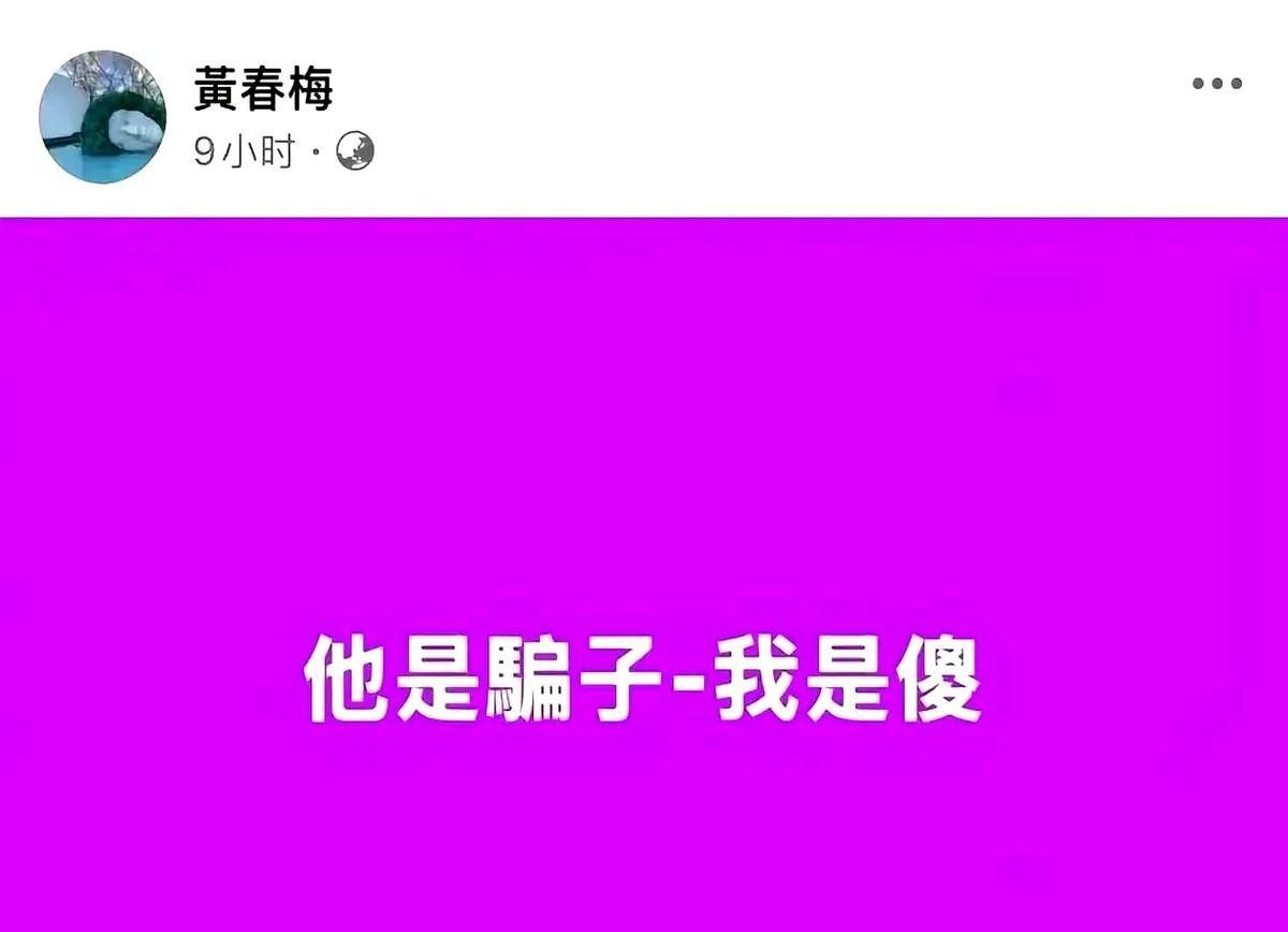 大S遗产争夺战刚拉开序幕，这出戏可比八点档狗血剧还精彩！
春梅这边刚抹掉社交账号