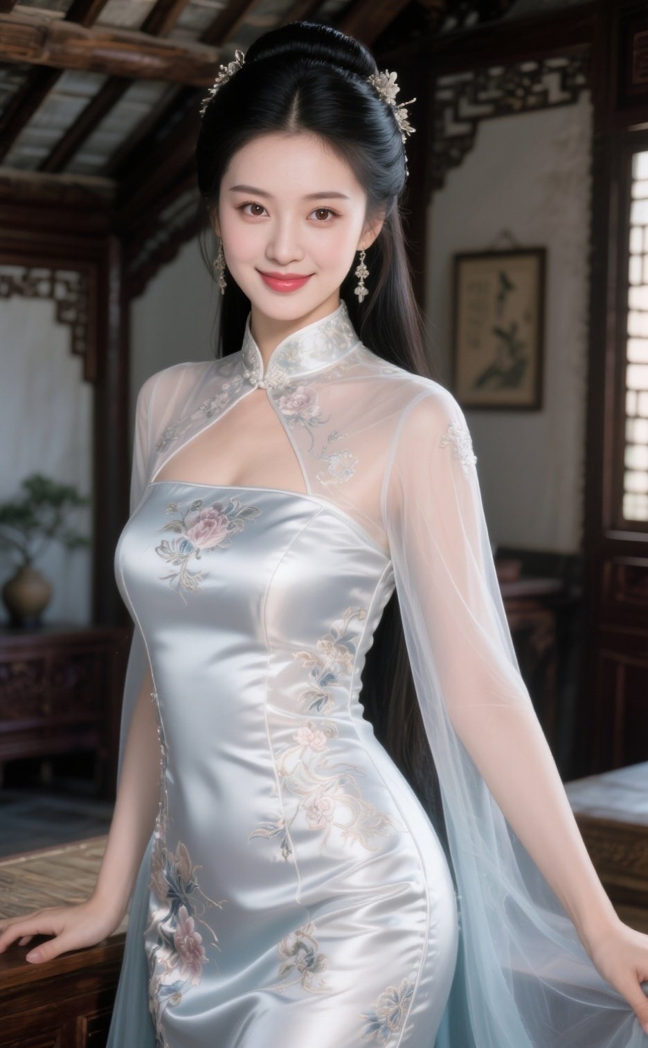 东方佳人旗袍韵 一颦一笑醉风华