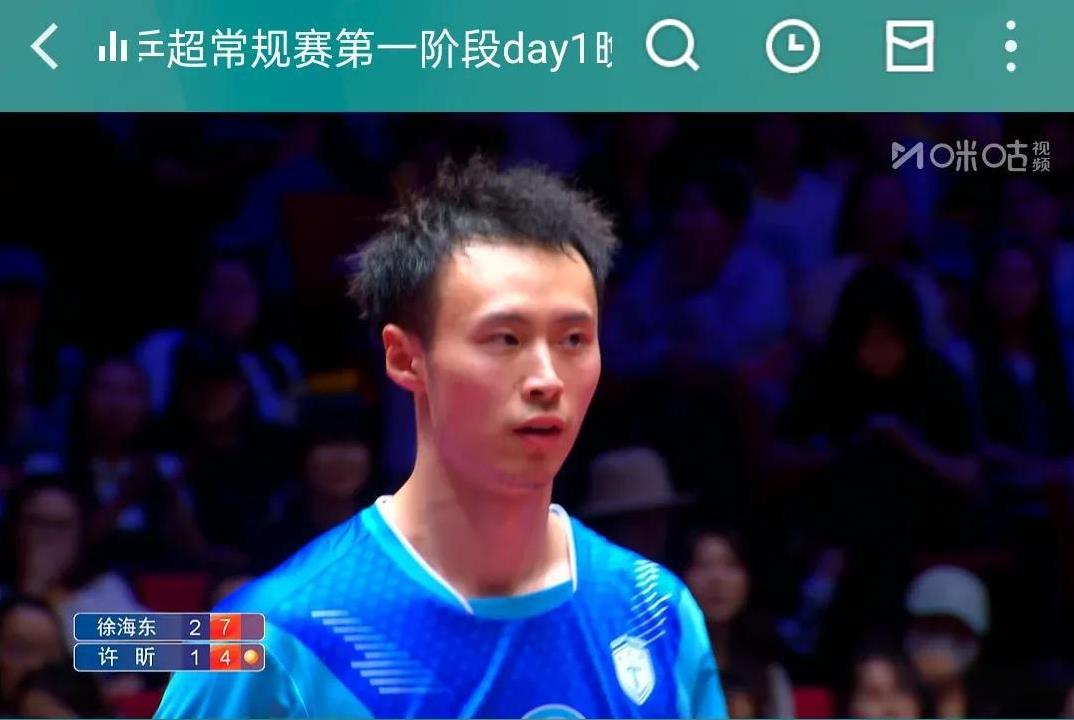实话实说，乒超联赛你绝对想不到
①徐海东是个意志品质很强的人，实力有，纠缠能力也