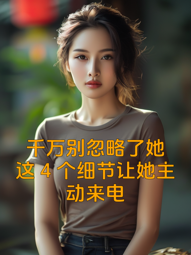 千万别忽略了她，这4个细节让她主动来电
