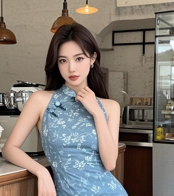 她的美，不是张扬，而是不动声色