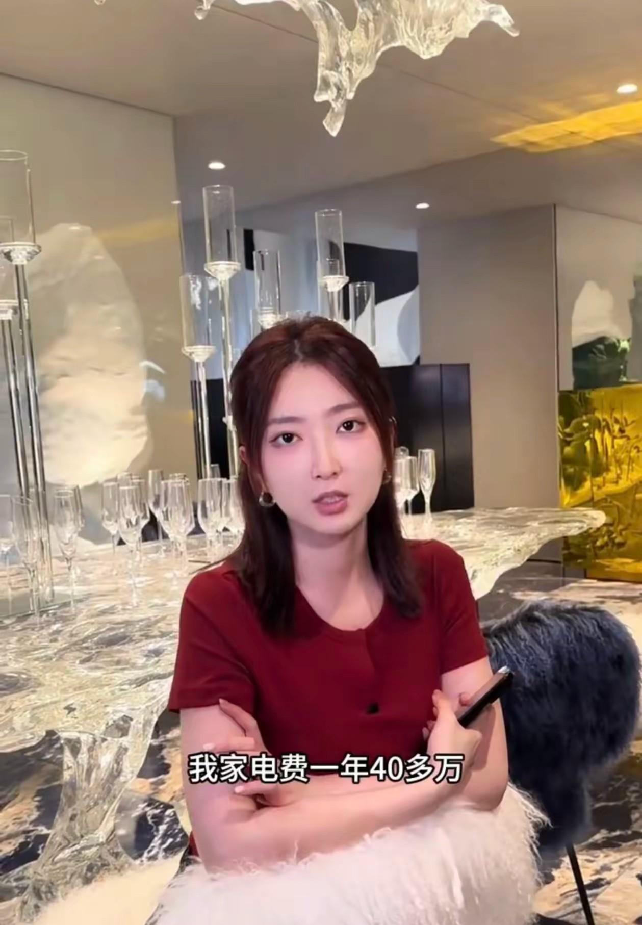 杭州千平豪宅电表转出火星子了！
女主播自曝一年光空调就烧掉20万电费，家里墙上挂