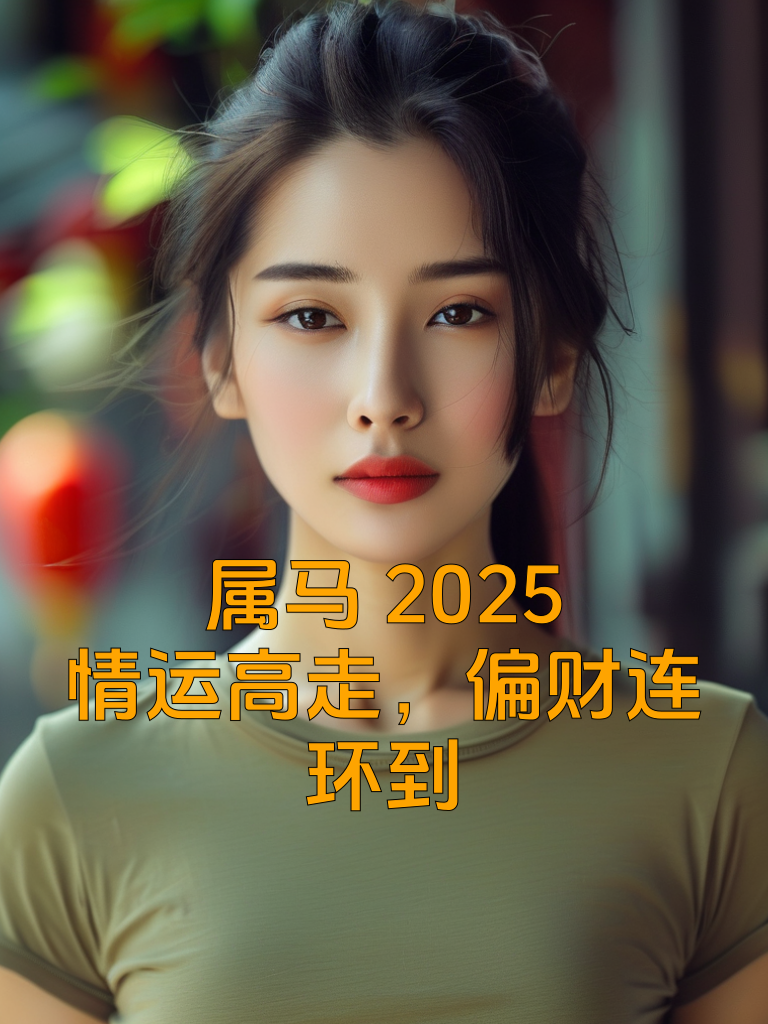 属马2025：情运高走，偏财连环到