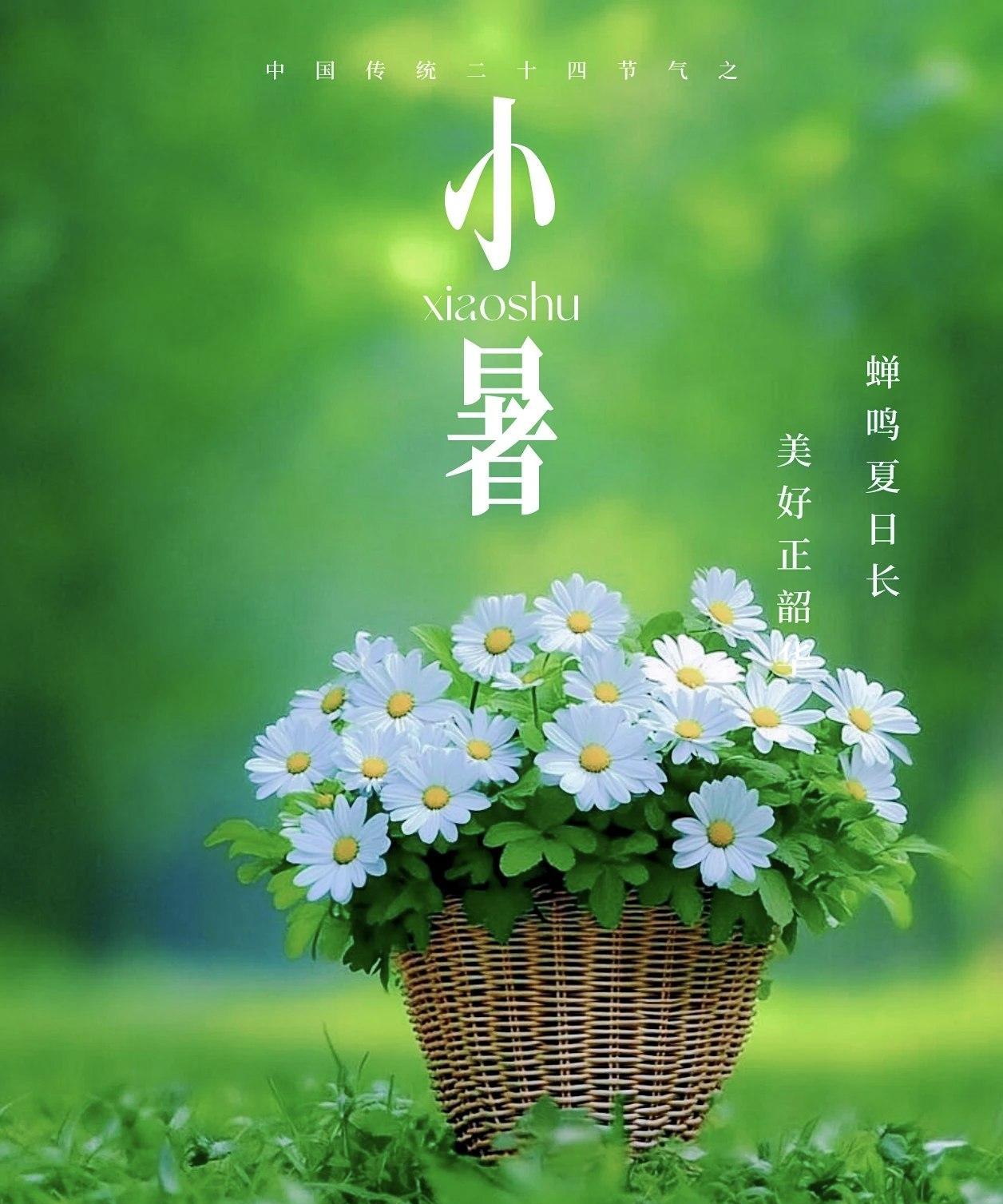 这个节气叫“小暑”，却藏着整个夏天的温度。
人生也是如此，越是不动声色，越是波澜