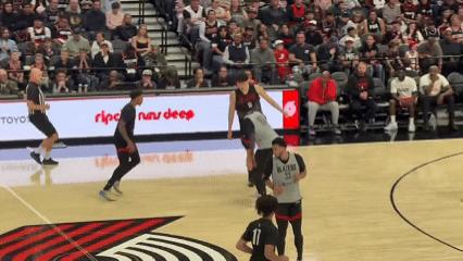 多动态图！杨瀚森VS克林根队内赛锦集，确实精彩