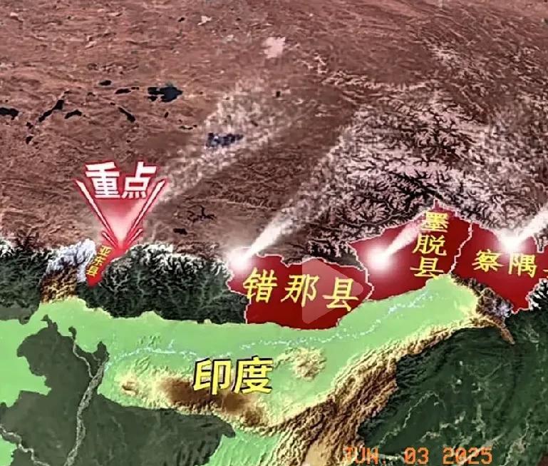 中国有四座县城深插印度腹地，战略布局更是让他们夜不能寐！这四座边城分别是：墨脱县