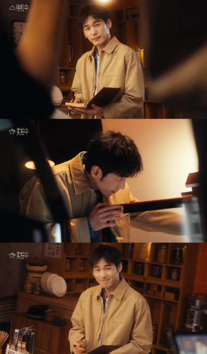 白宇演的洪福真的太讨喜了，介绍菜单时上扬的眉眼，带着一股子亲切的劲儿，完全就是大