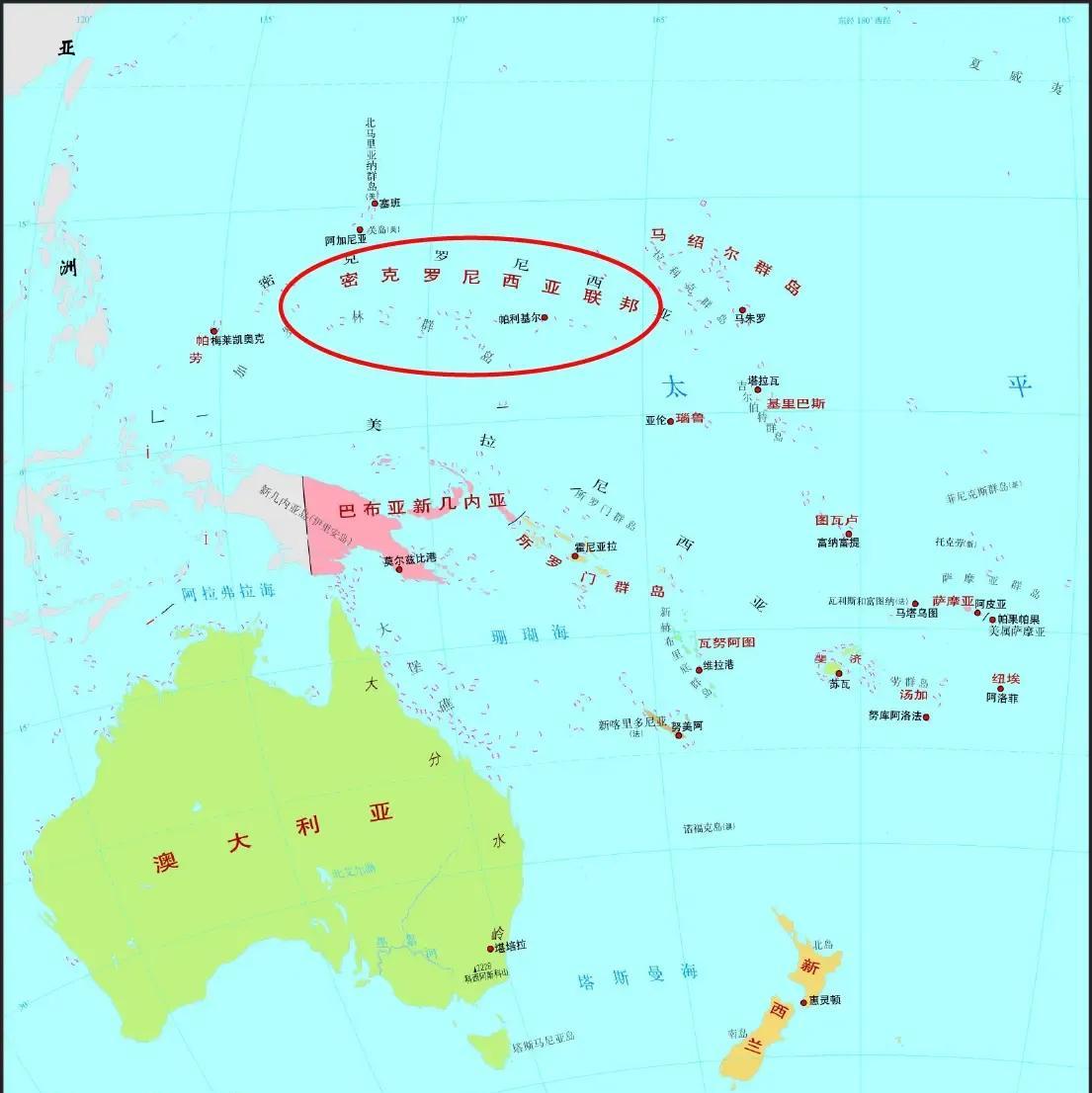美媒称中方在建新的一处海外军事基地距离关岛仅有650公里危胁美国第二岛链的安全