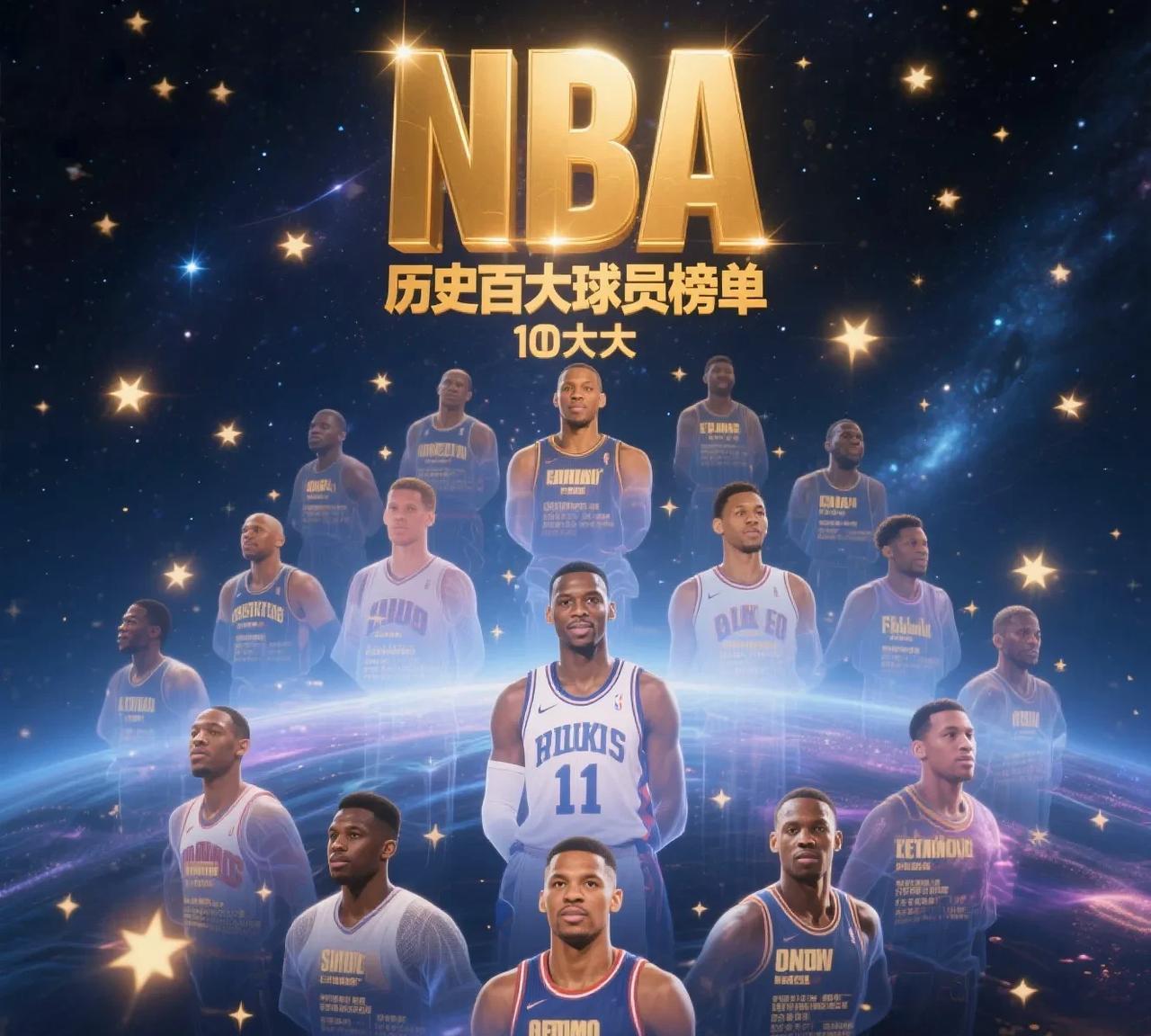 美媒BR发布NBA历史百大球员榜单:(最新版)
1.  迈克尔·乔丹  
   