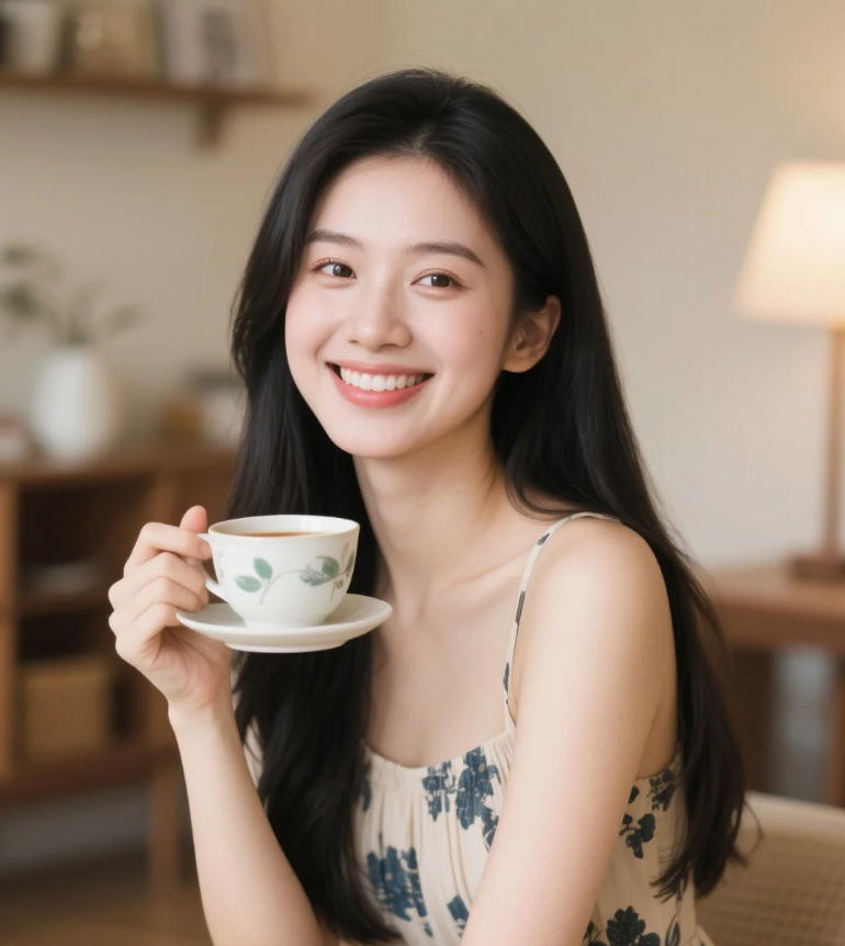 今天的颜值，连我妈都夸了。
