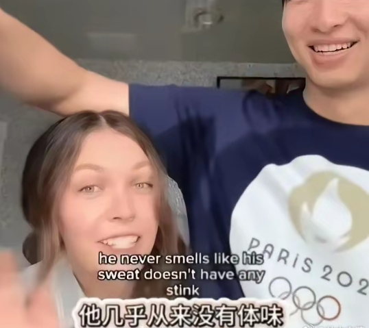 美国小姐姐外网炫耀：中国男友打完篮球，大汗淋漓，却毫无浓烈体味！
越来越多的老外