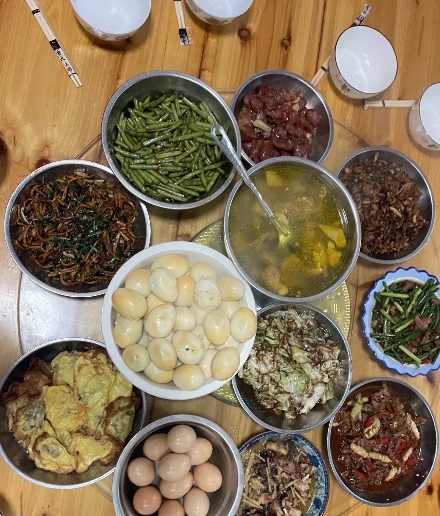 第一次去男朋友家，煮了一堆蛋，啥意思啊？