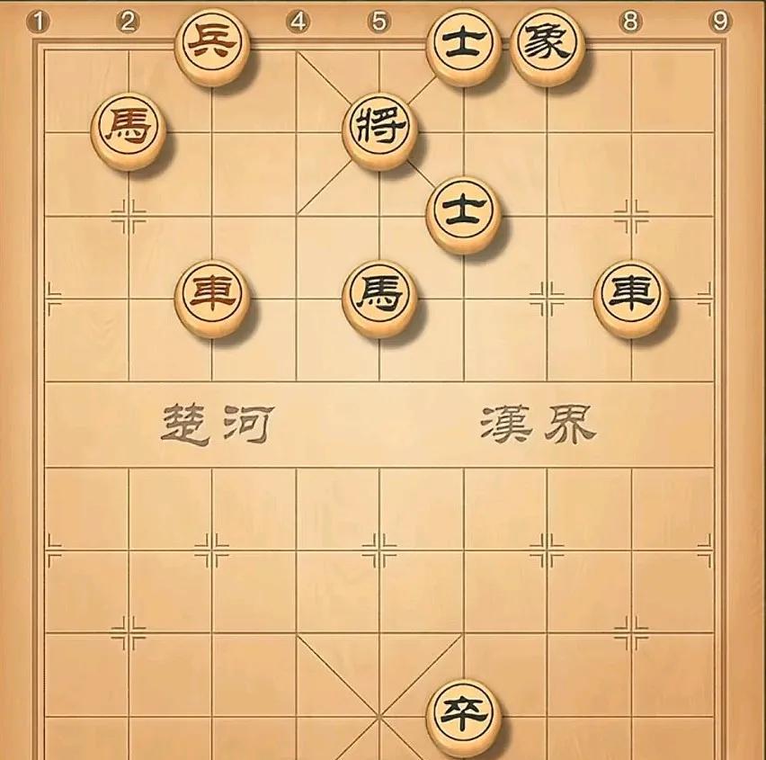 的的确确四步就可以绝杀的棋，隔壁刘老六都说，红方进车叫将，黑方下将就三步，黑方上