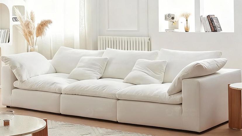 预算有限也能装出高级感！清宇这款原木色沙发，拯救所有意式极简小客厅