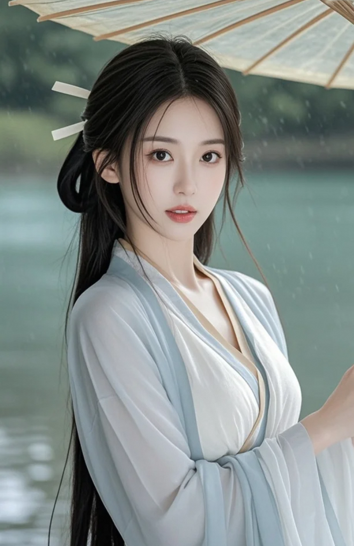 古风与自然结合，美得恰到好处