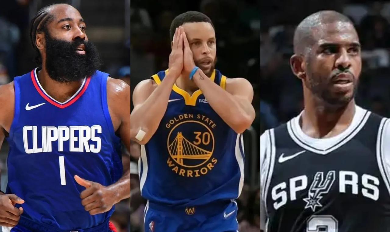 哈登、库里和保罗，谁的历史地位更高！
哈登：1次MVP、3次得分王、2次助攻王、