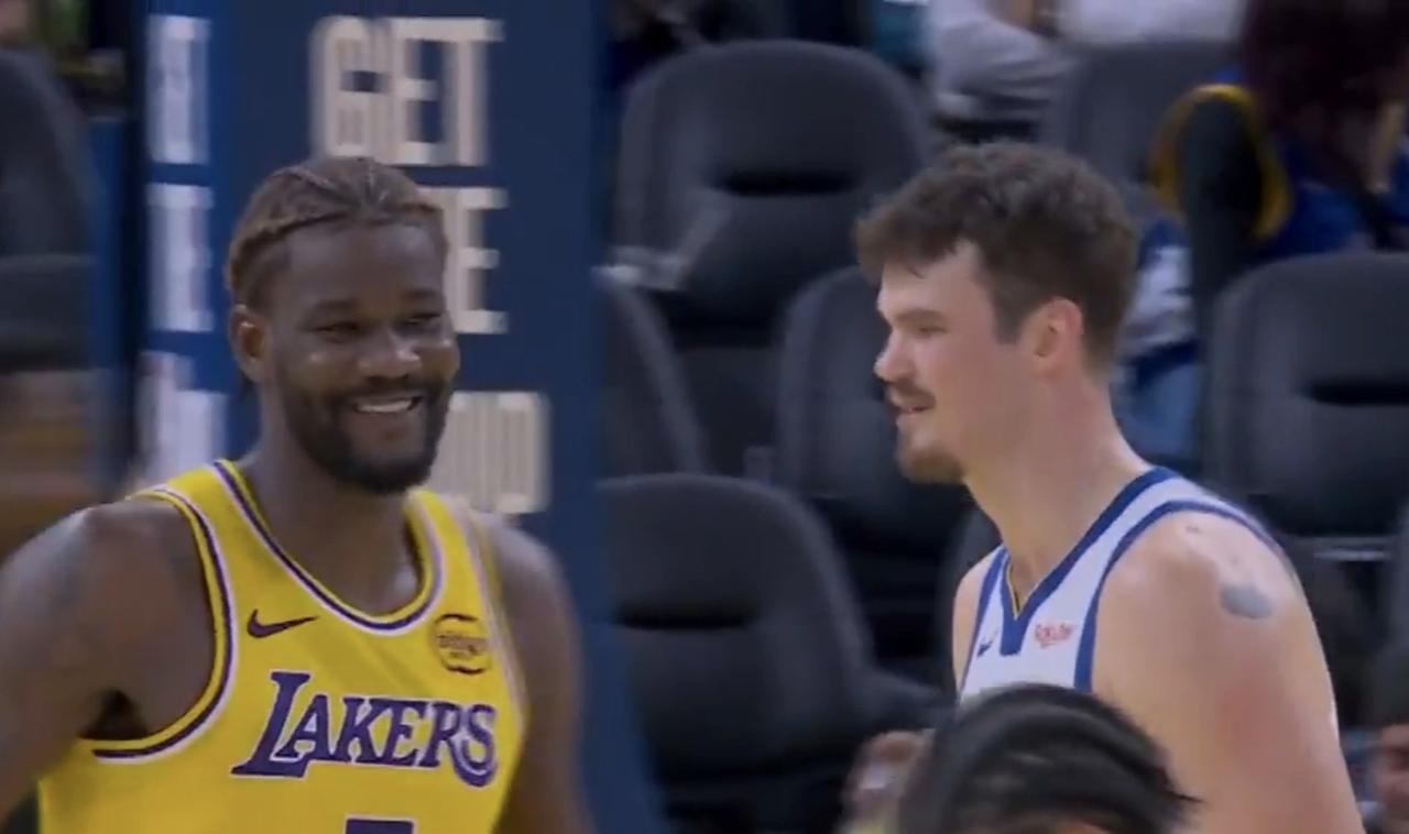 NBA季前赛，库里半场14分，勇士领先湖人7分！北京时间2025年10月6日，N
