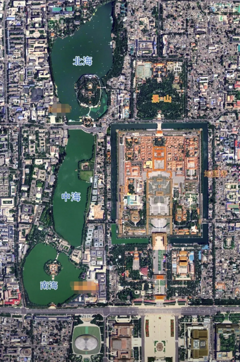 北京故宫高清卫星图