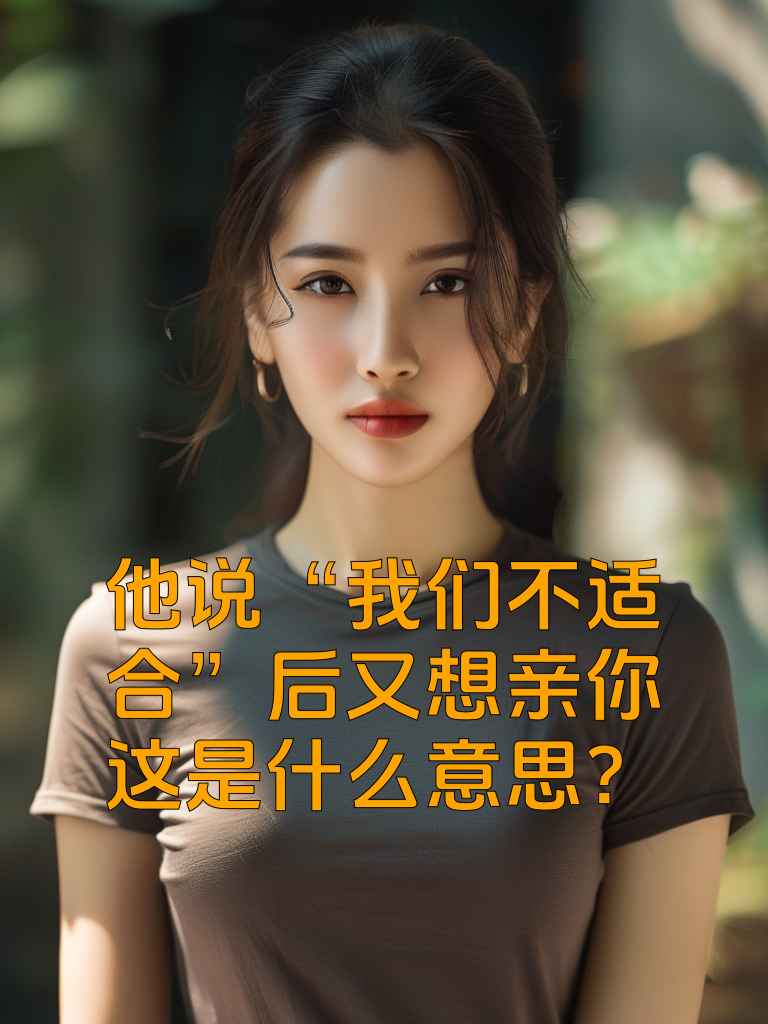 他说“我们不适合”后又想亲你，这是什么意思？