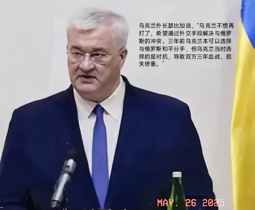 乌克兰外长：当初和俄对抗是错的











---








