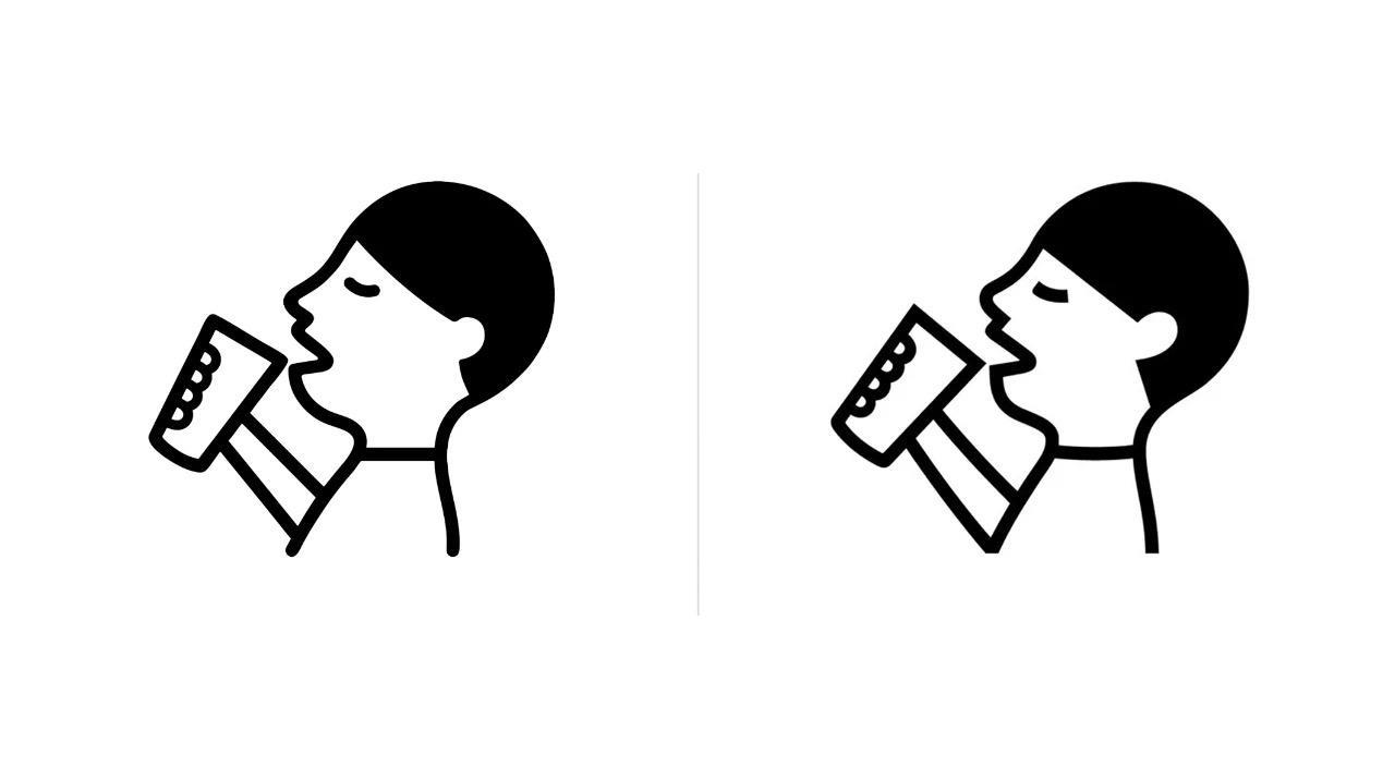 #喜茶偷偷调整了logo#新的和旧的喜茶logo，你能分清楚？