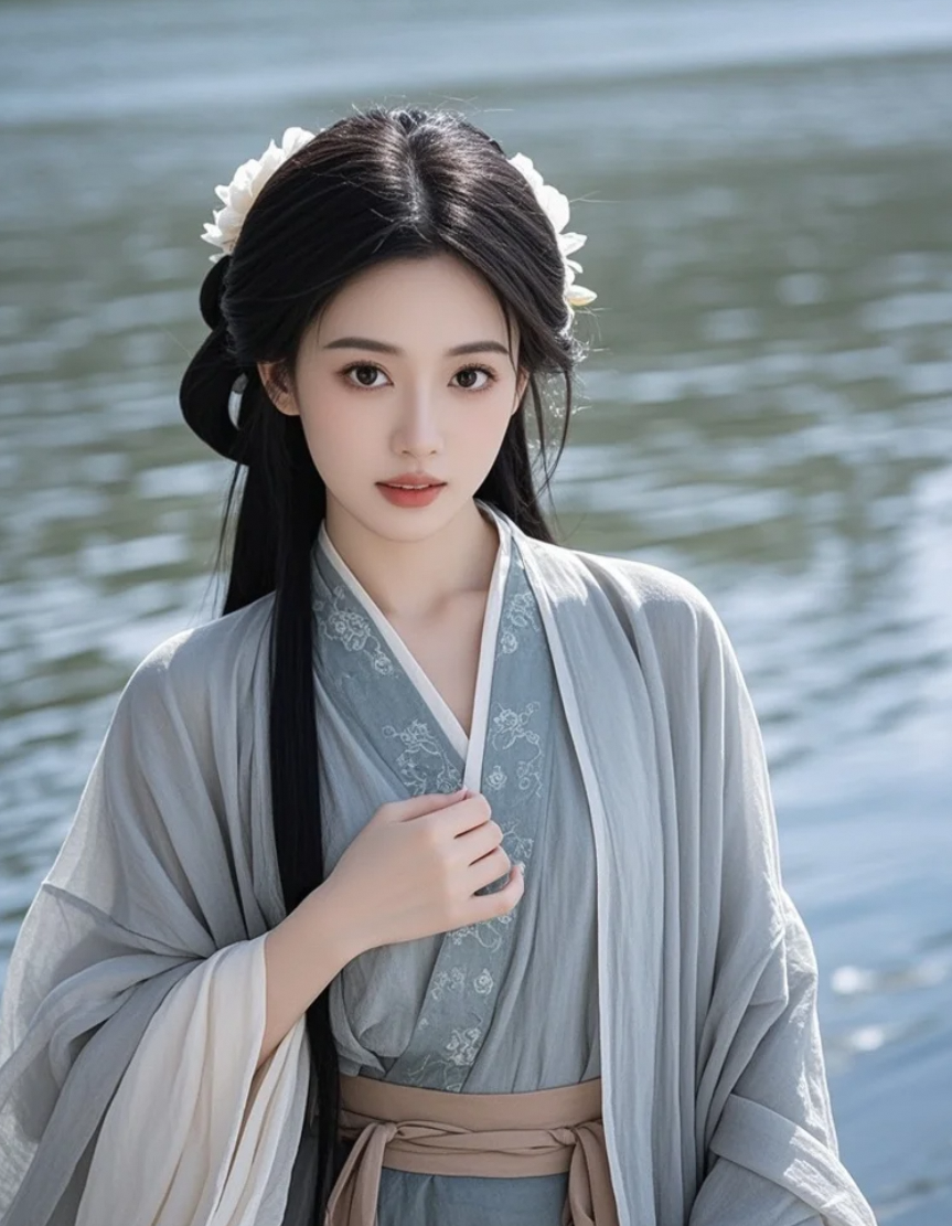 她的美，让我不由自主地停下来看