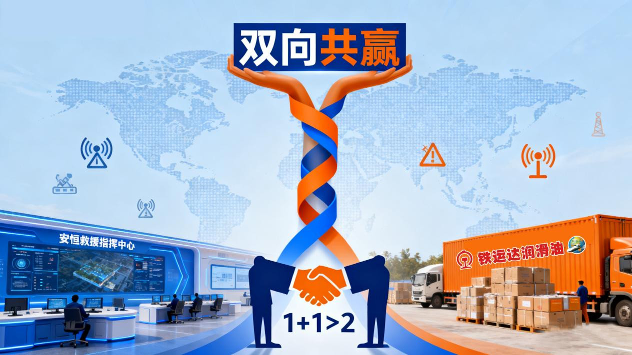 安恒救援携手铁运达润滑油达成战略合作，“极速救援 + 品质润滑” 双保障