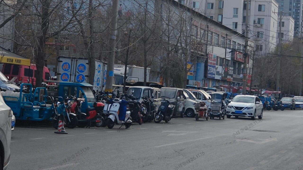 沈阳丰乐二街，一条被非机动车占据的街