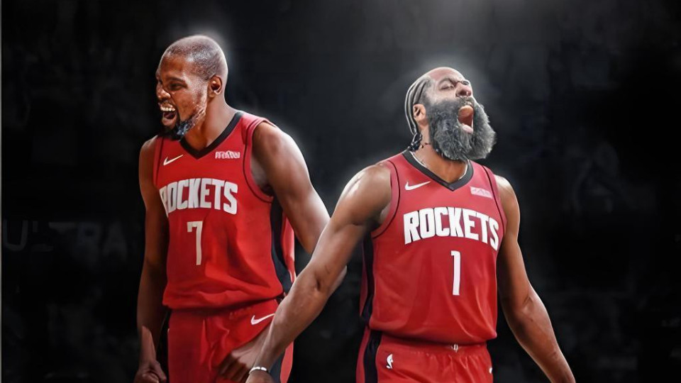 三首轮换哈登！火箭若组“登杜申”三巨头，能叫板雷霆吗？