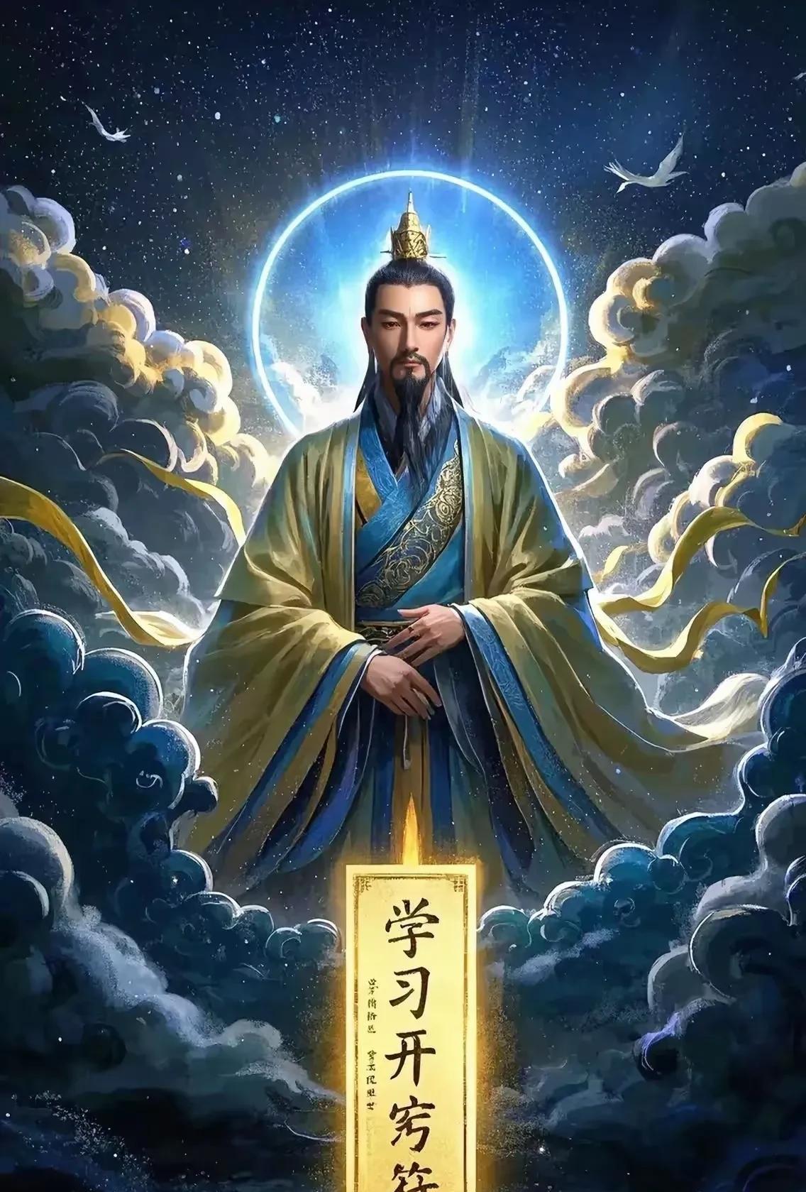 文昌帝君坐镇！
这张“学习开窍符”赶紧收好，
接受这份神力护佑，
愿孩子们学业有