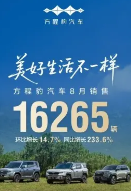 方程豹反而成了比亚迪最争气的孩子。
钛7九月九号上市后这个月四千交付没什么问题。