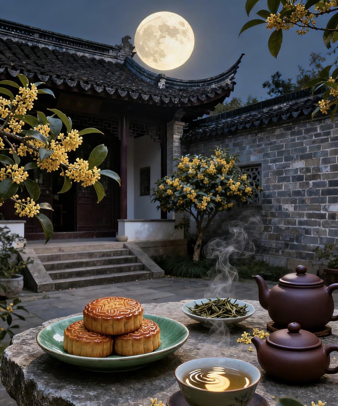 #分享韵美诗词#
《鹧鸪天·中秋寄怀》/马进鹏
桂魄初生挂碧霄，清辉遍洒路迢迢。