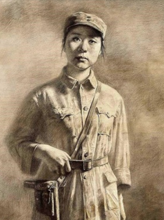 1940年，女战士江涛被军阀押到了山坡上执行枪决，在行刑前，敌军首领竟掐着她的下