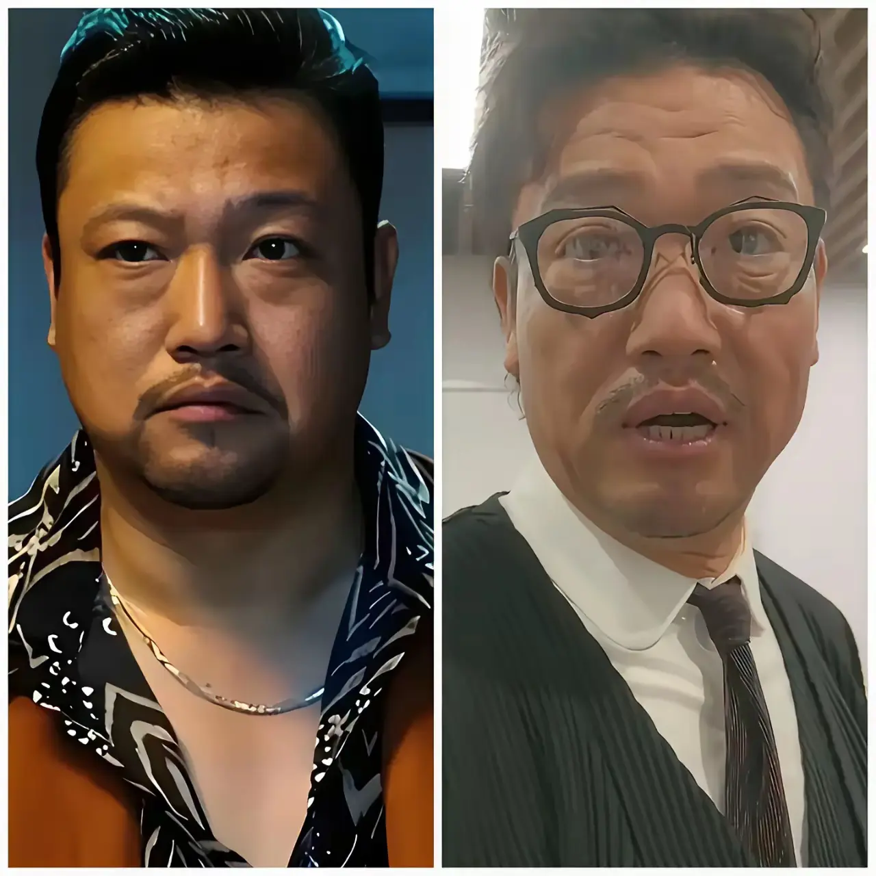 减肥后的贾冰，撞脸郑中基。