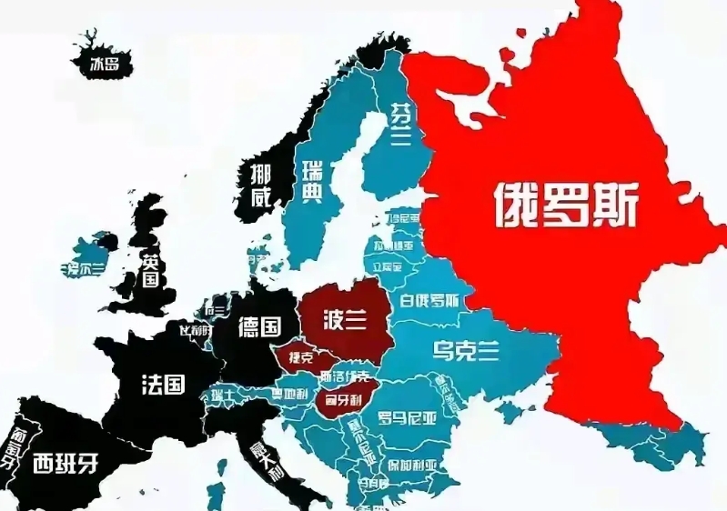这压迫也感太强了！看了这图才明白为何俄乌冲突让欧洲国家感到害怕，一致的要支持乌克