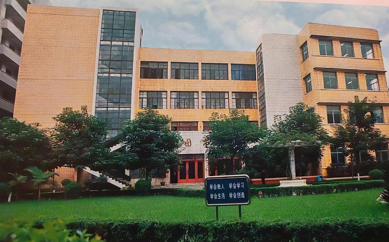 南充职业技术学院刚建好时，那景象一定很有朝气。学院大门庄重又大气，仿佛在向人们展