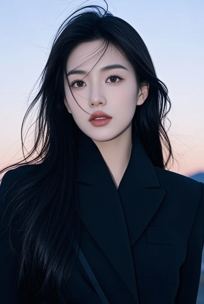 真正的美女，连影子都带着故事感