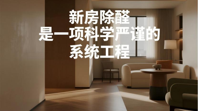 新房除甲醛别迷信通风！很多家庭都错了，两大核心才是长效治本