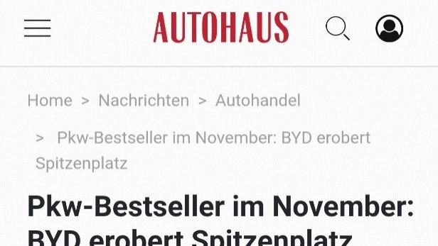 宋PLUS在德国插混市场登顶，揭开比亚迪海外真正野心