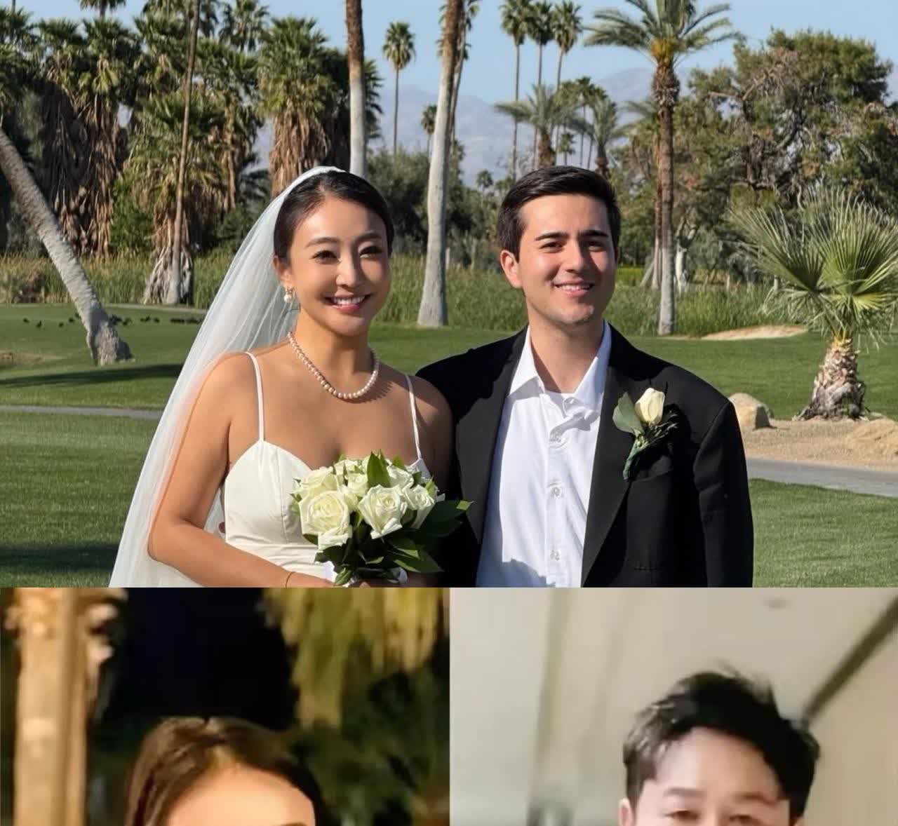 女演员姜尘今天结婚了，找了一个外国的老公，但她这辈子最万众瞩目的不是今天，而是她
