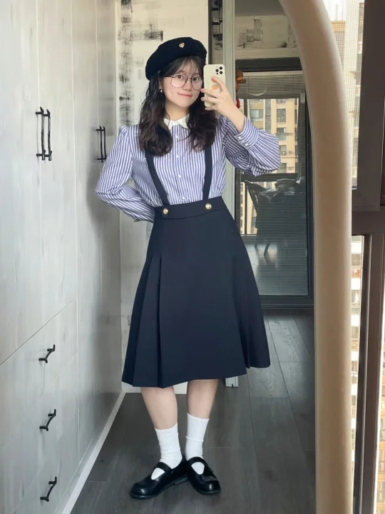 救命！闺蜜说这套乖乖女穿搭也太甜啦！