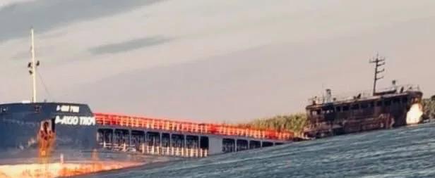 昨天，乌克兰特种部队袭击了里海的俄罗斯奥利亚港，导致“奥利亚港 4 号”船只严重