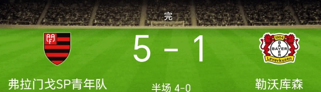 【德甲冠军热身赛惨败弗拉门戈青年队】

大意了还是状态不佳？2023-2024赛