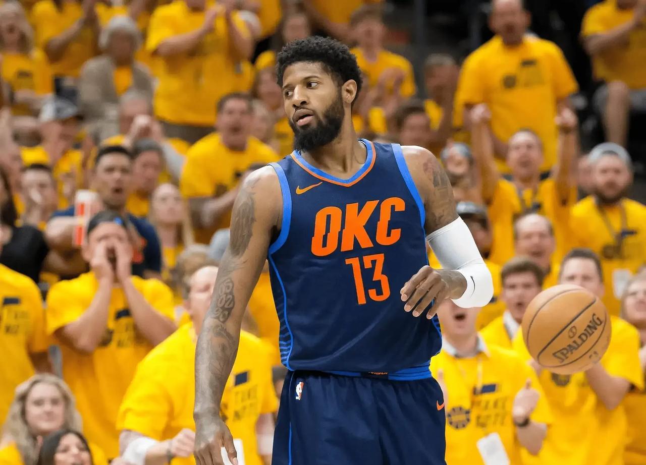 18年首轮对阵爵士，乔治场均24.7分6.0篮板命中率40.8%
NBA官方于4