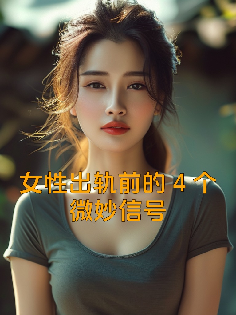 女性出轨前的4个微妙信号