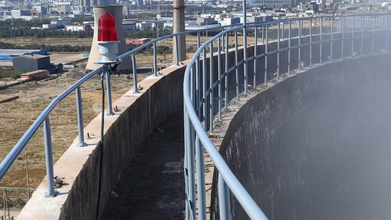 冷却塔围栏防护网更换工程圆满收官