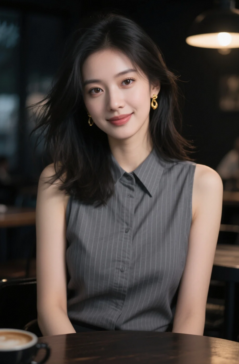发间星光，御姐的魅力无可抗拒